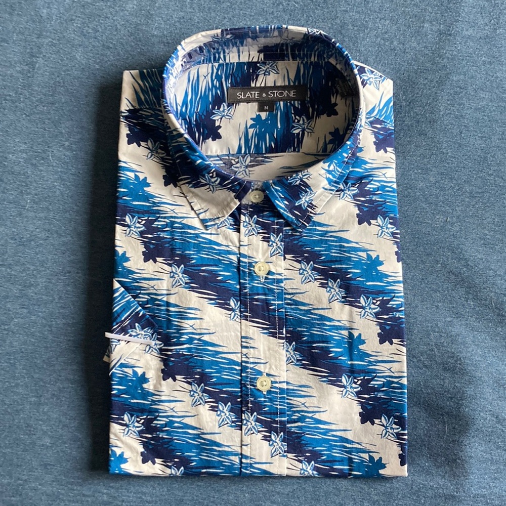 Mens Slate & Stone Hawaiian shirt